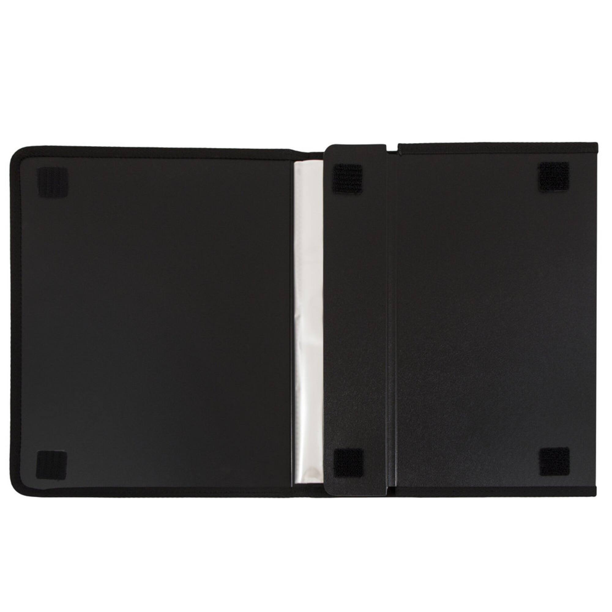 JAM Paper Black Easel Fold Booklet Style Display Book